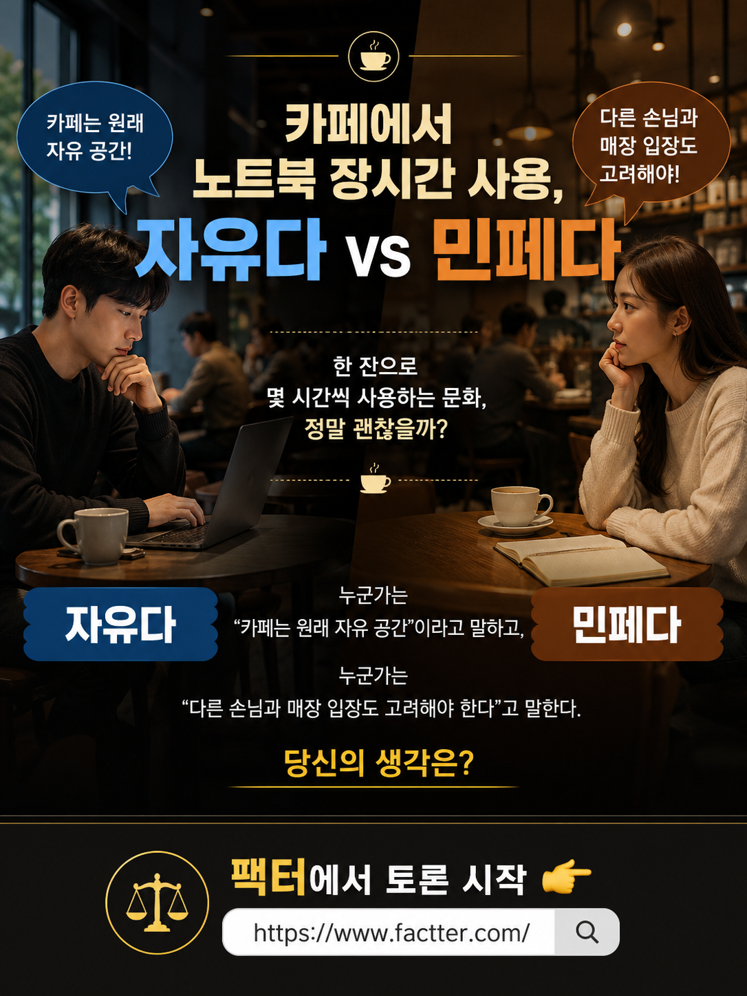 ☕ 카페에서 노트북 장시간 사용,