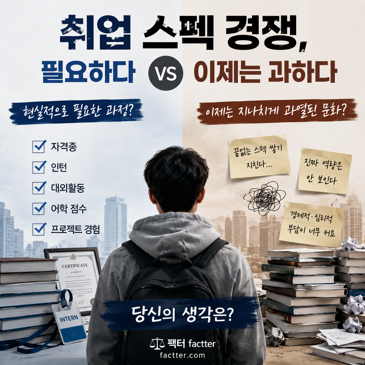 취업 스펙 경쟁, 정말 필요한 과정일까?
